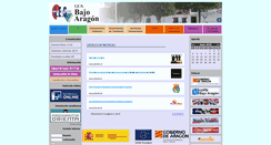 Desktop Screenshot of iesbajoaragon.com
